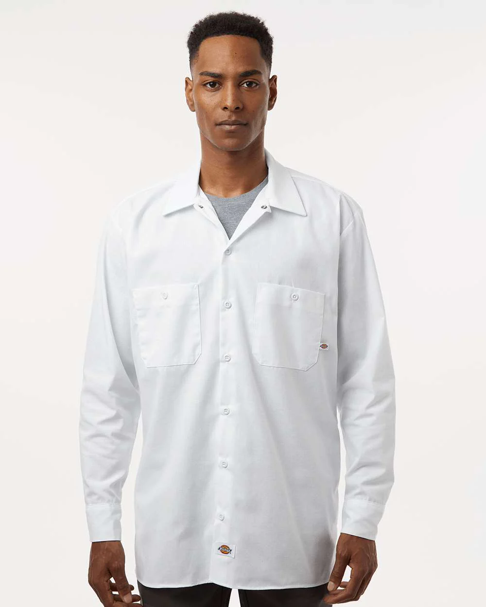 Dickies-L535-Industrial Long Sleeve Work Shirt - Image 41