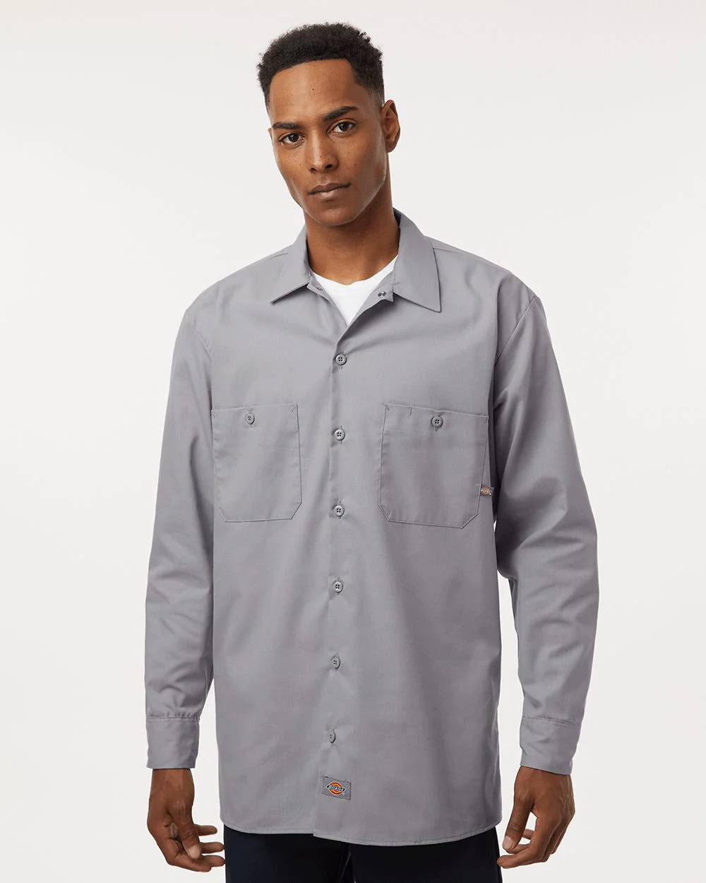 Dickies-L535-Industrial Long Sleeve Work Shirt - Image 7