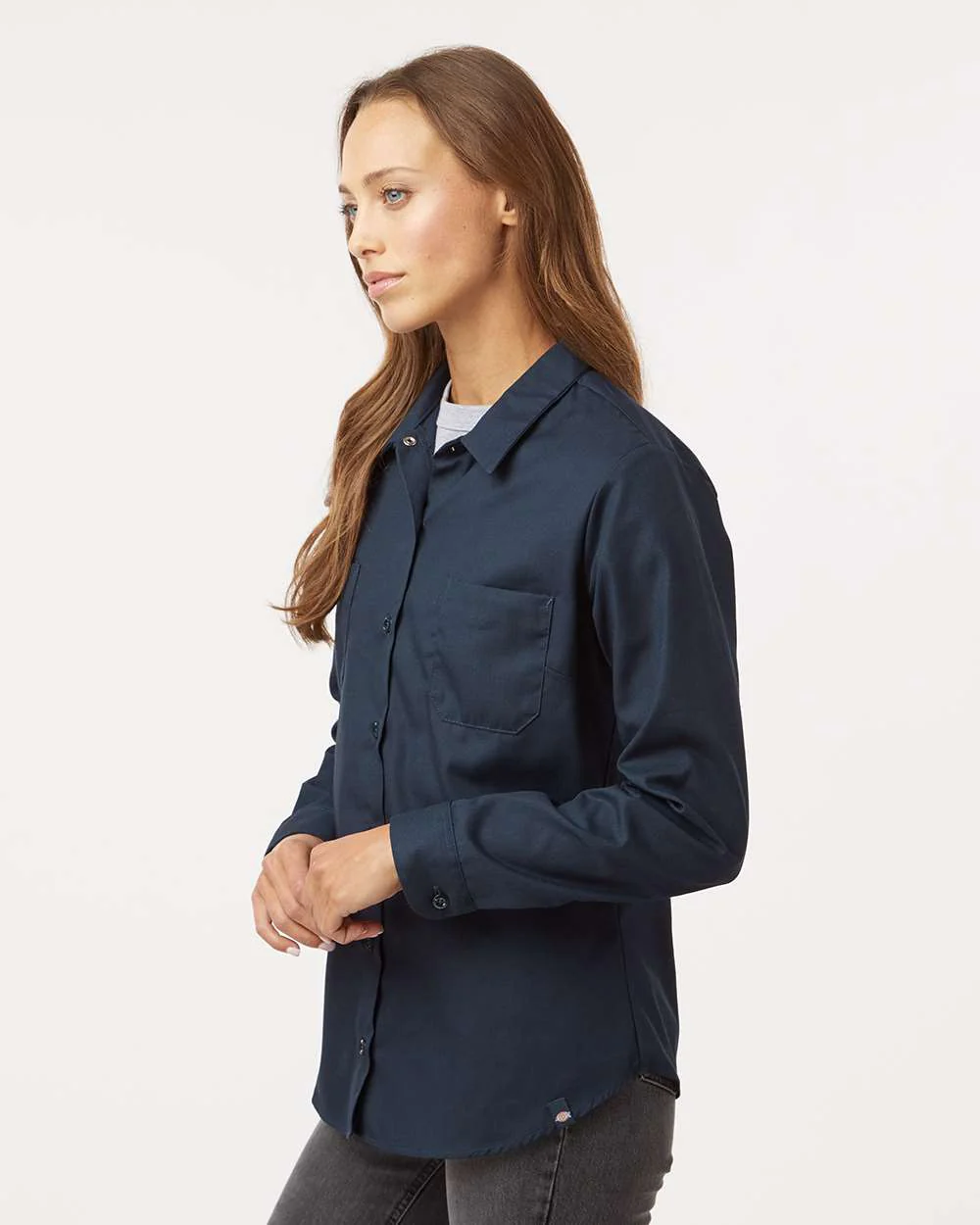 Dickies-L5350-Women's Long Sleeve Industrial Work Shirt - Image 12
