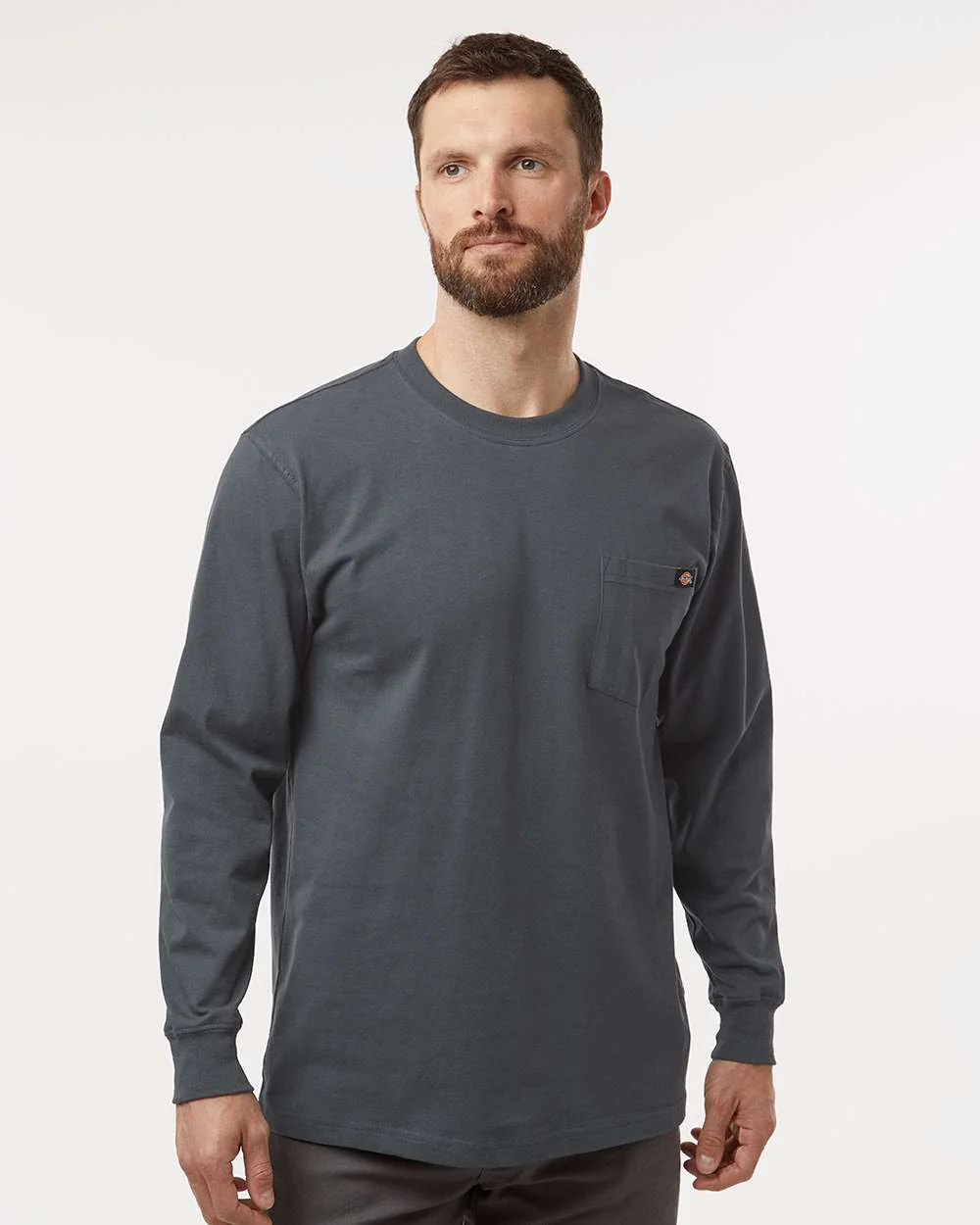 Dickies-WL50-Traditional Heavyweight Long Sleeve T-Shirt - Image 11