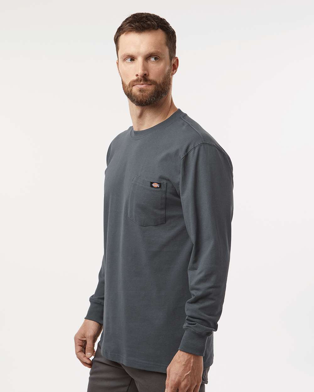 Dickies-WL50-Traditional Heavyweight Long Sleeve T-Shirt - Image 12