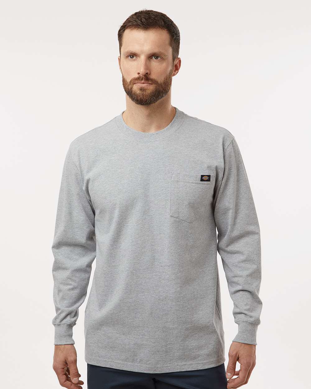 Dickies-WL50-Traditional Heavyweight Long Sleeve T-Shirt - Image 29