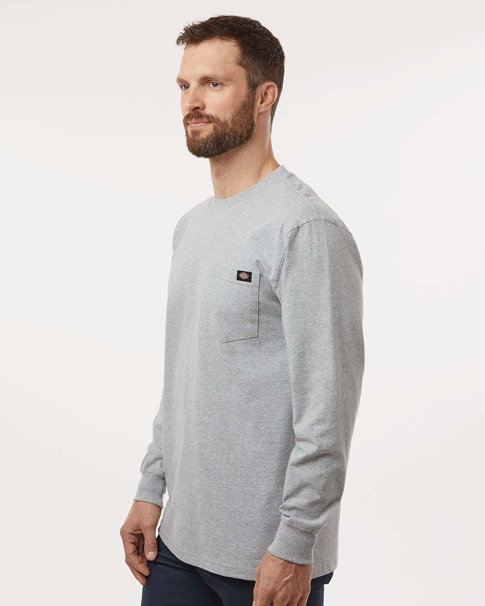 Dickies-WL50-Traditional Heavyweight Long Sleeve T-Shirt - Image 30