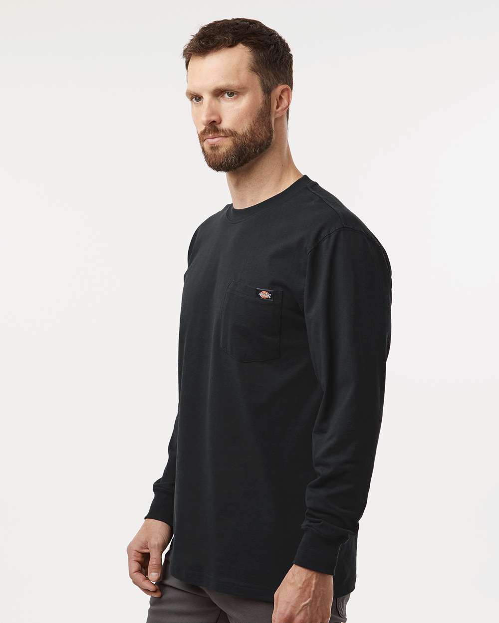 Dickies-WL50-Traditional Heavyweight Long Sleeve T-Shirt - Image 5