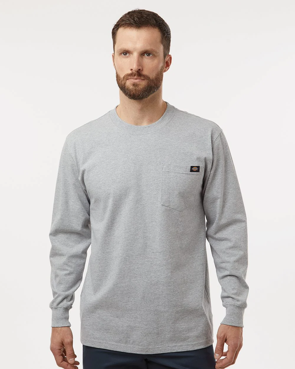 Dickies-WL50-Traditional Heavyweight Long Sleeve T-Shirt - Image 7