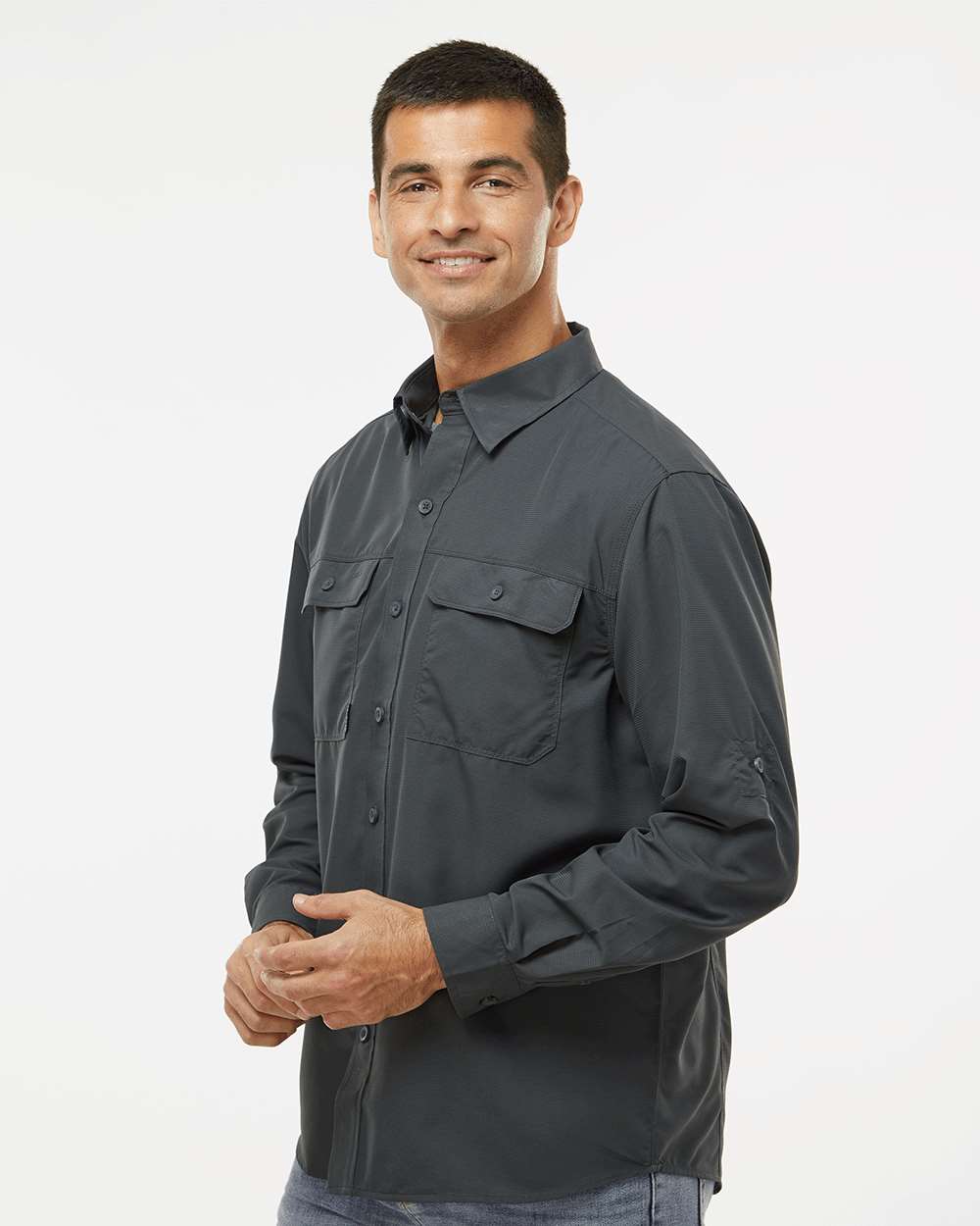 DRI DUCK-4441-Crossroad Woven Shirt - Image 5