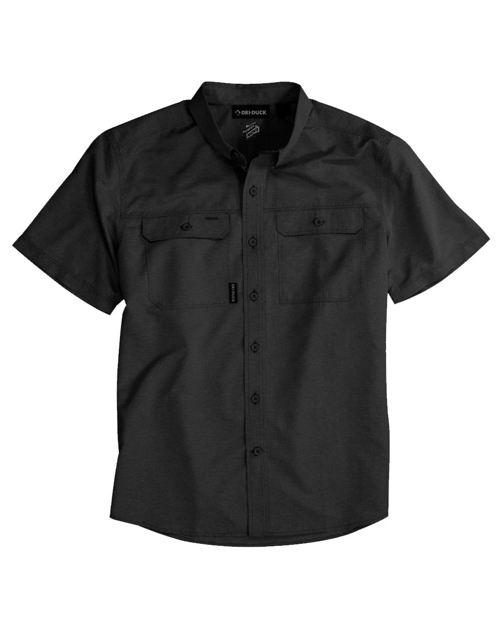 DRI DUCK-4445-Crossroad Woven Short Sleeve Shirt - Image 2