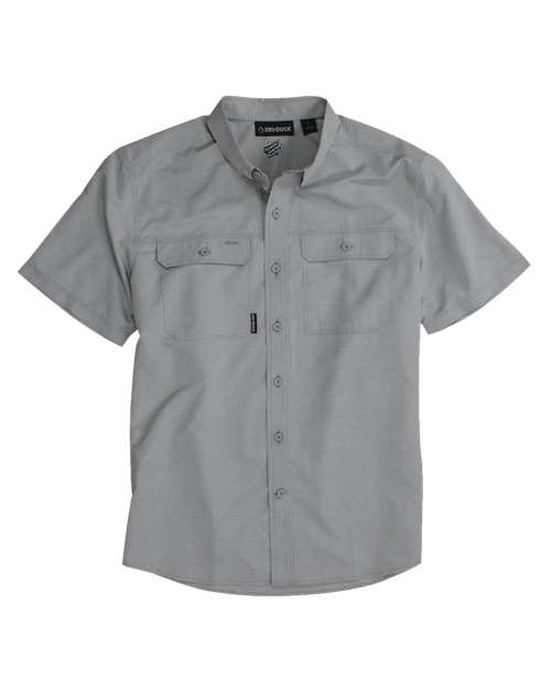 DRI DUCK-4445-Crossroad Woven Short Sleeve Shirt - Image 3