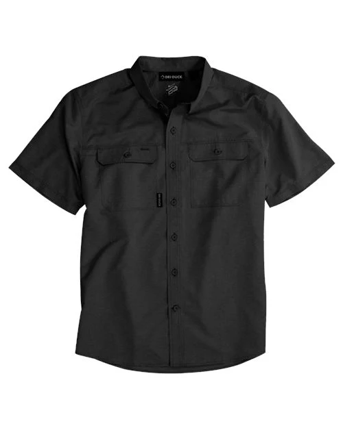DRI DUCK-4445-Crossroad Woven Short Sleeve Shirt - Image 4