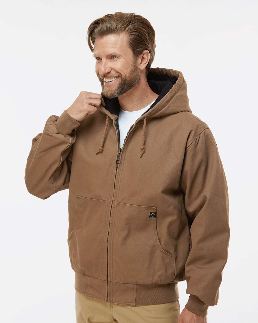DRI DUCK-5020-Cheyenne Boulder Cloth™ Hooded Jacket with Tricot Quilt Lining - Image 18