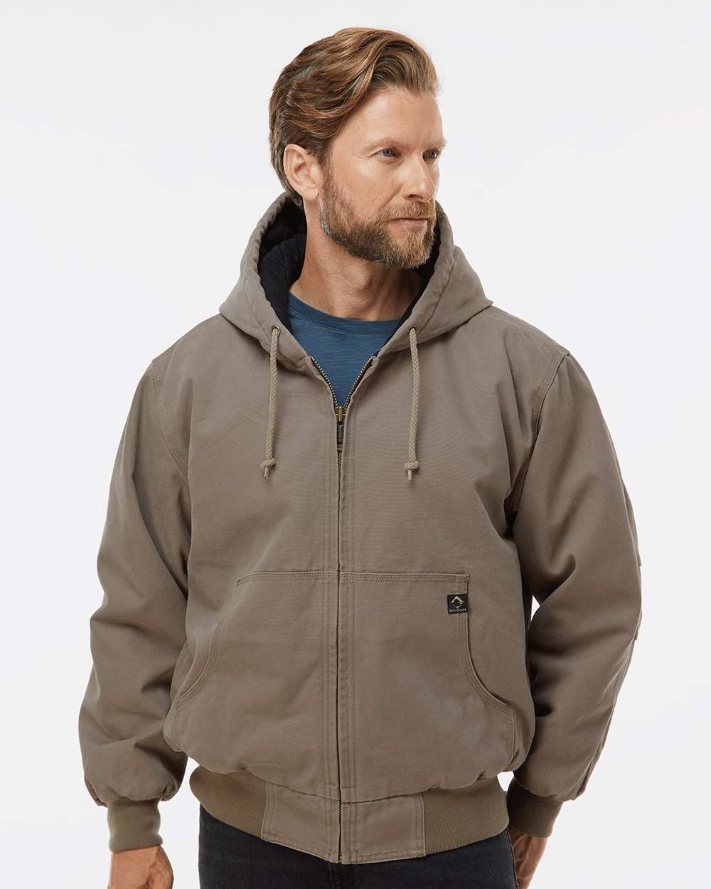 DRI DUCK-5020-Cheyenne Boulder Cloth™ Hooded Jacket with Tricot Quilt Lining - Image 23