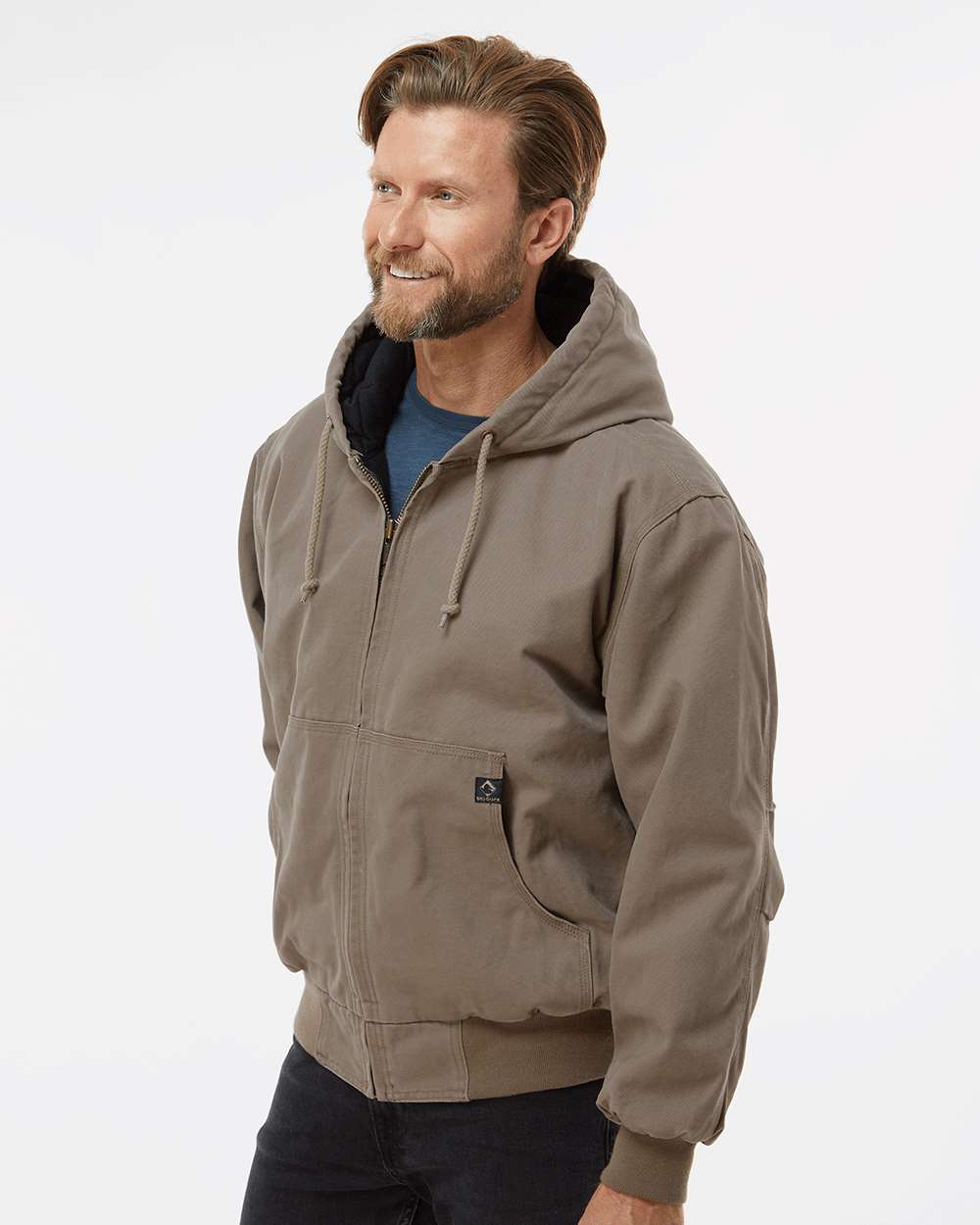 DRI DUCK-5020-Cheyenne Boulder Cloth™ Hooded Jacket with Tricot Quilt Lining - Image 24