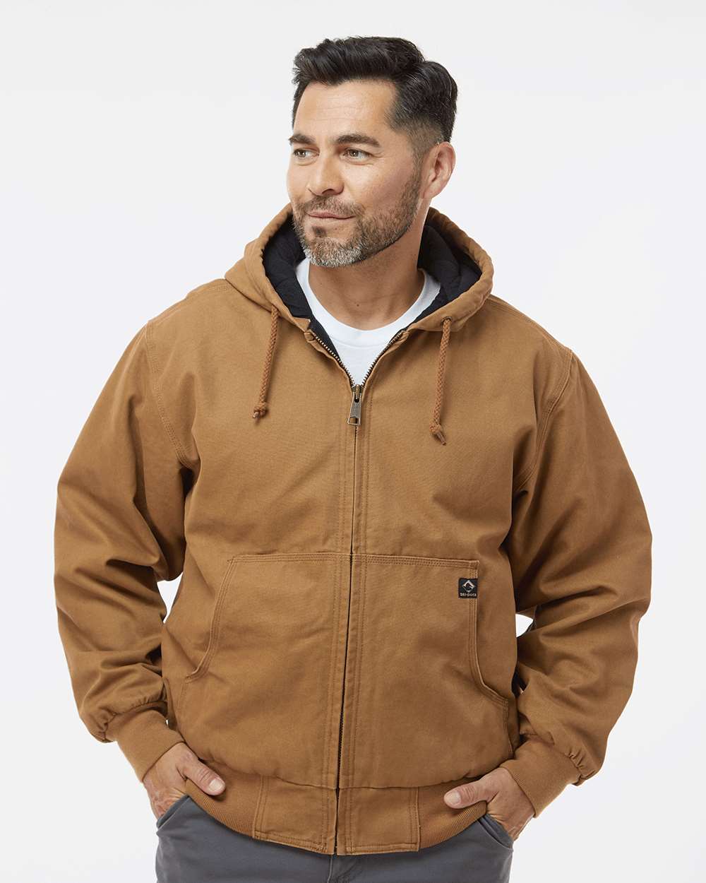 DRI DUCK-5020-Cheyenne Boulder Cloth™ Hooded Jacket with Tricot Quilt Lining - Image 35
