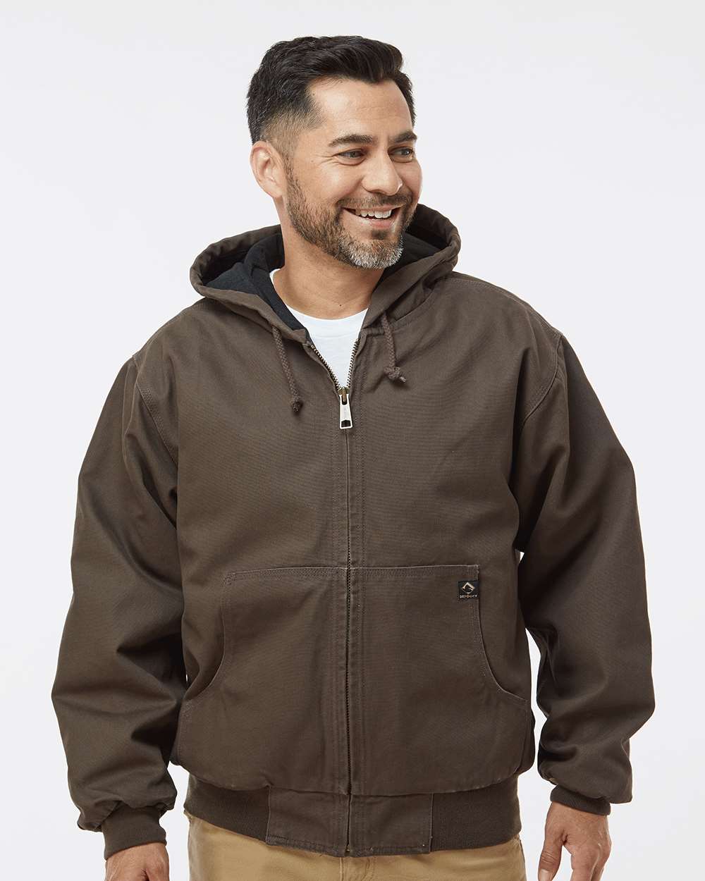 DRI DUCK-5020T-Cheyenne Boulder Cloth™ Hooded Jacket with Tricot Quilt Lining Tall Sizes - Image 5