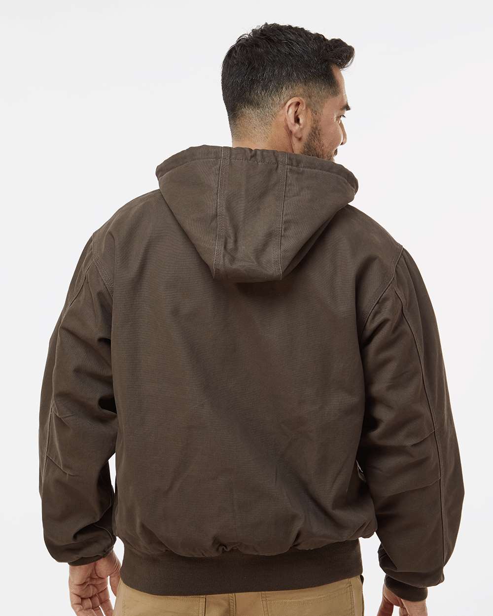 DRI DUCK-5020T-Cheyenne Boulder Cloth™ Hooded Jacket with Tricot Quilt Lining Tall Sizes - Image 7