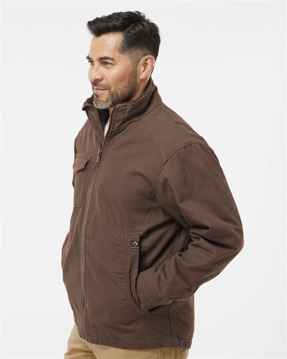 DRI DUCK-5037-Endeavor Canyon Cloth™ Canvas Jacket with Sherpa Lining - Image 24