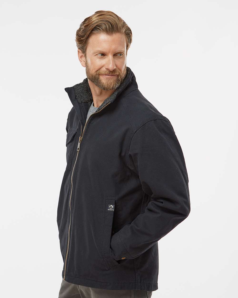 DRI DUCK-5037-Endeavor Canyon Cloth™ Canvas Jacket with Sherpa Lining - Image 5