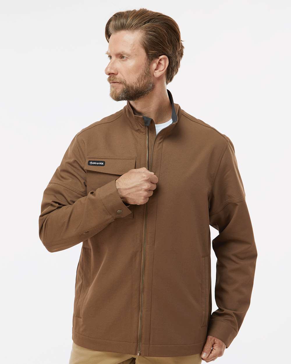 DRI DUCK-5327-Ace Woven Stretch Soft Shell Jacket - Image 17