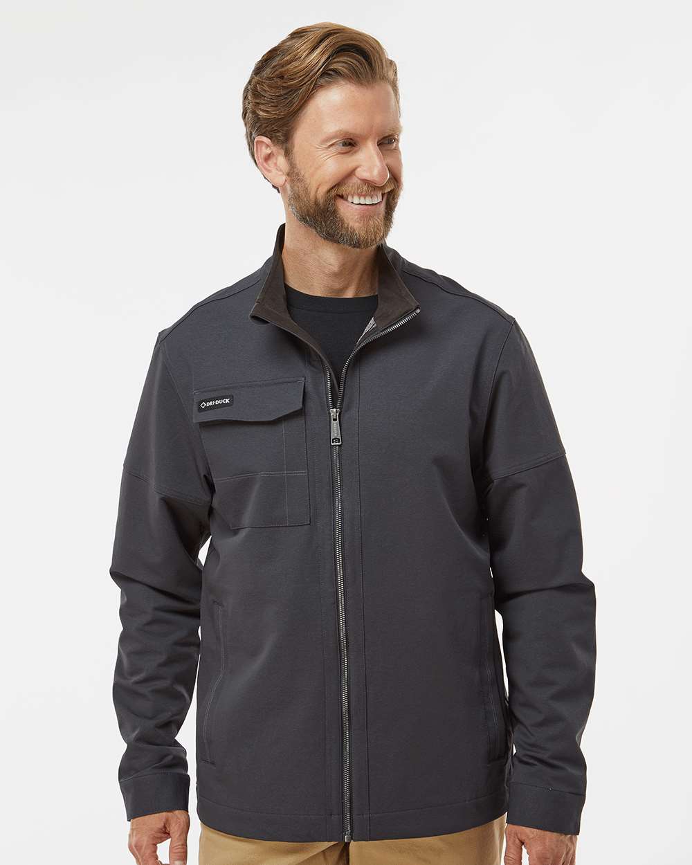 DRI DUCK-5327-Ace Woven Stretch Soft Shell Jacket - Image 4