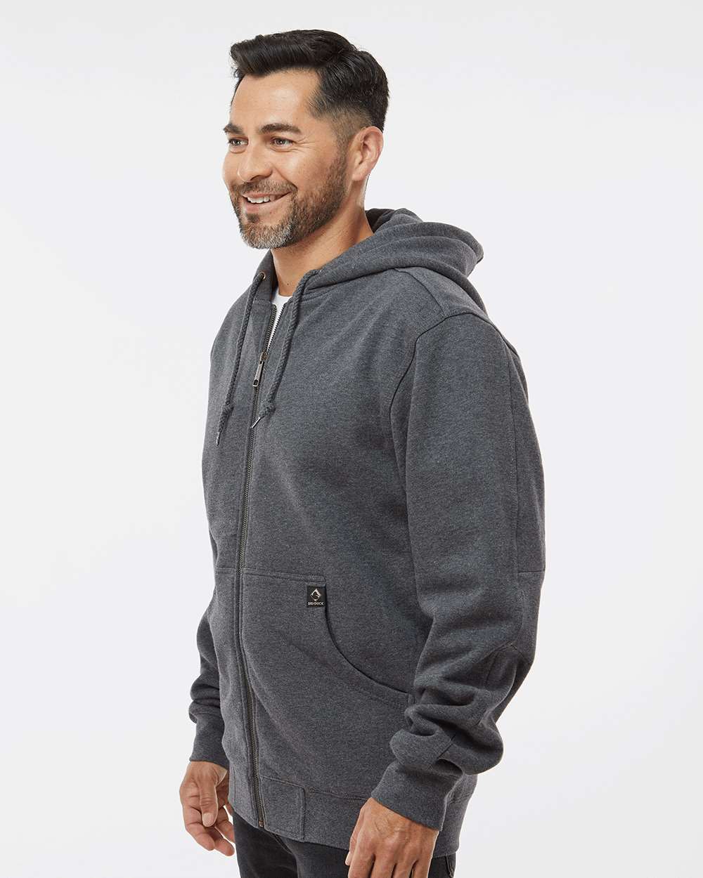 DRI DUCK-7033-Crossfire Heavyweight Power Fleece Hooded Jacket with Thermal Lining - Image 12