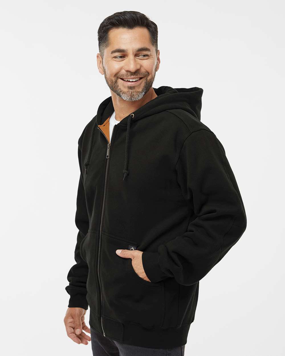 DRI DUCK-7033-Crossfire Heavyweight Power Fleece Hooded Jacket with Thermal Lining - Image 5