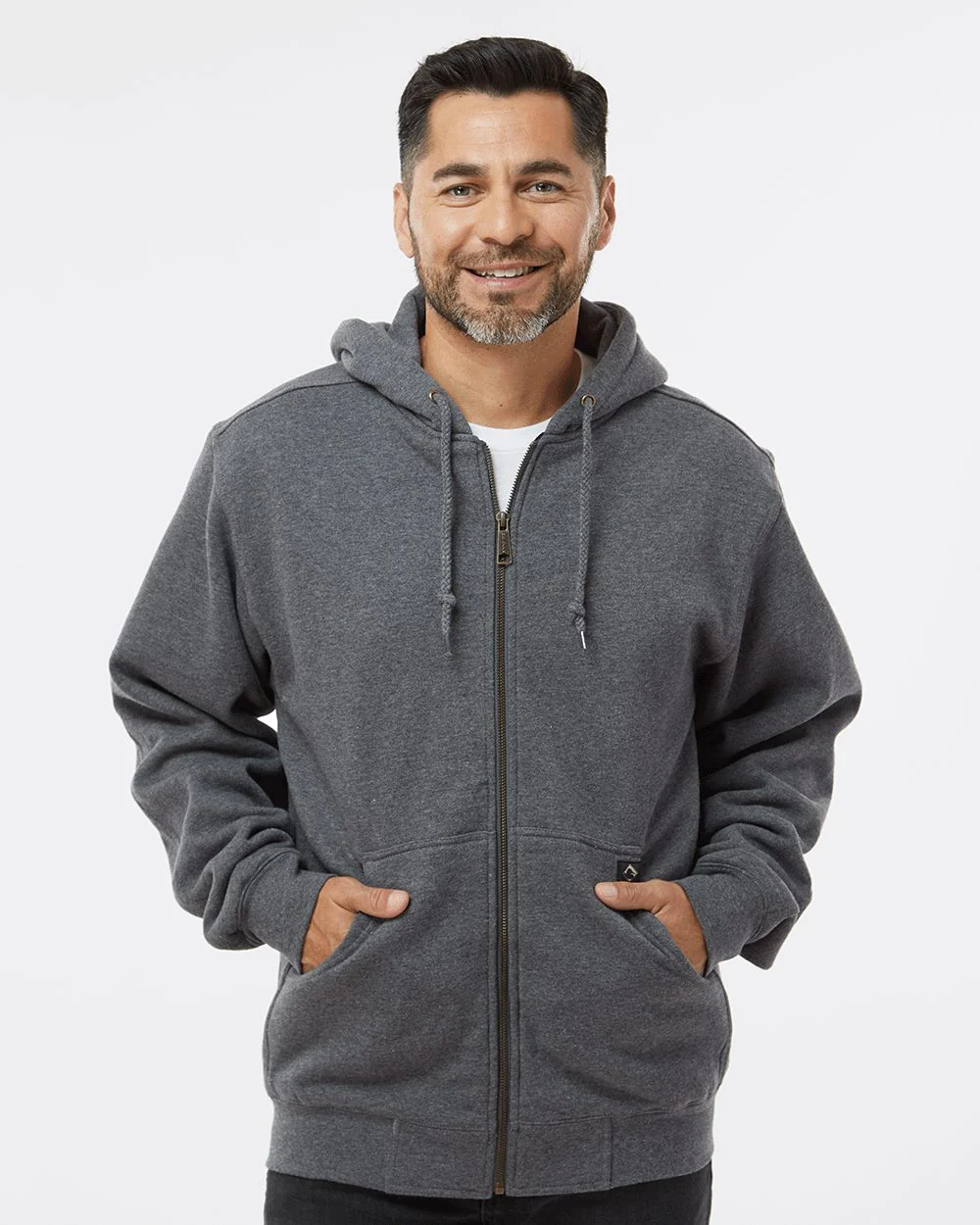 DRI DUCK-7033-Crossfire Heavyweight Power Fleece Hooded Jacket with Thermal Lining - Image 7