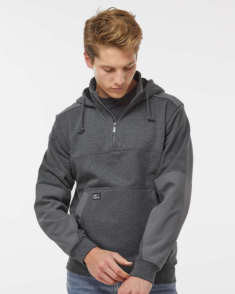 DRI DUCK-7349-Mission Quarter-Zip Hooded Pullover - Image 11