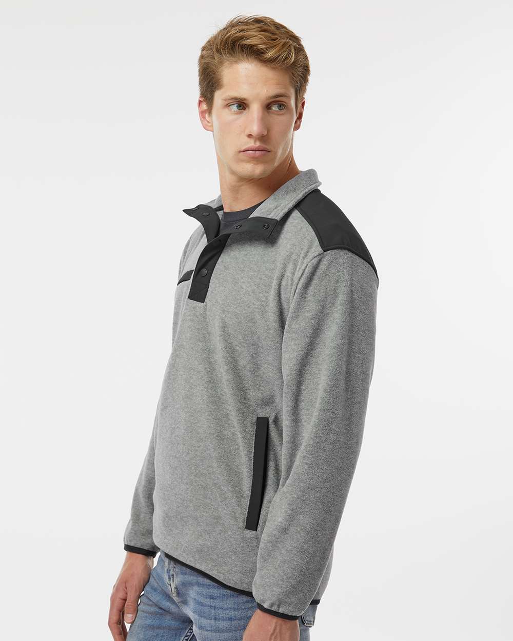 DRI DUCK-7353-Ranger Melange Fleece Pullover - Image 12