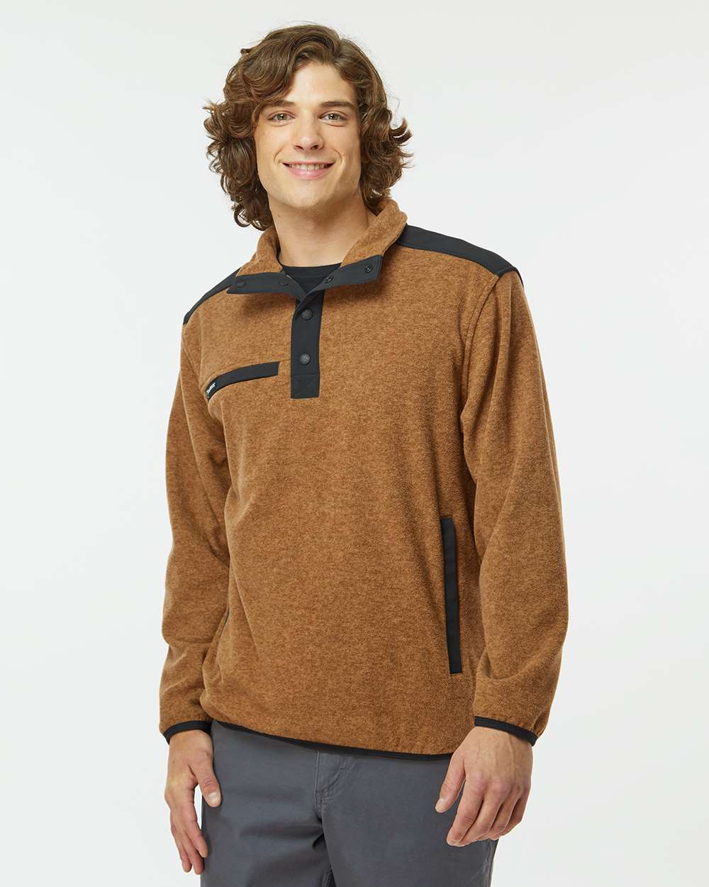 DRI DUCK-7353-Ranger Melange Fleece Pullover - Image 17