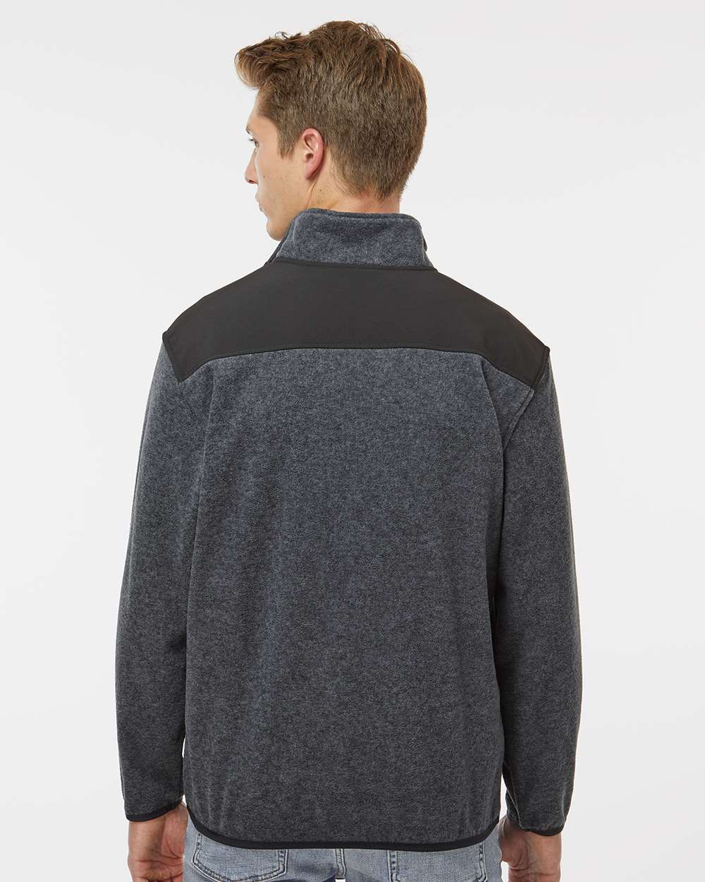 DRI DUCK-7353-Ranger Melange Fleece Pullover - Image 6