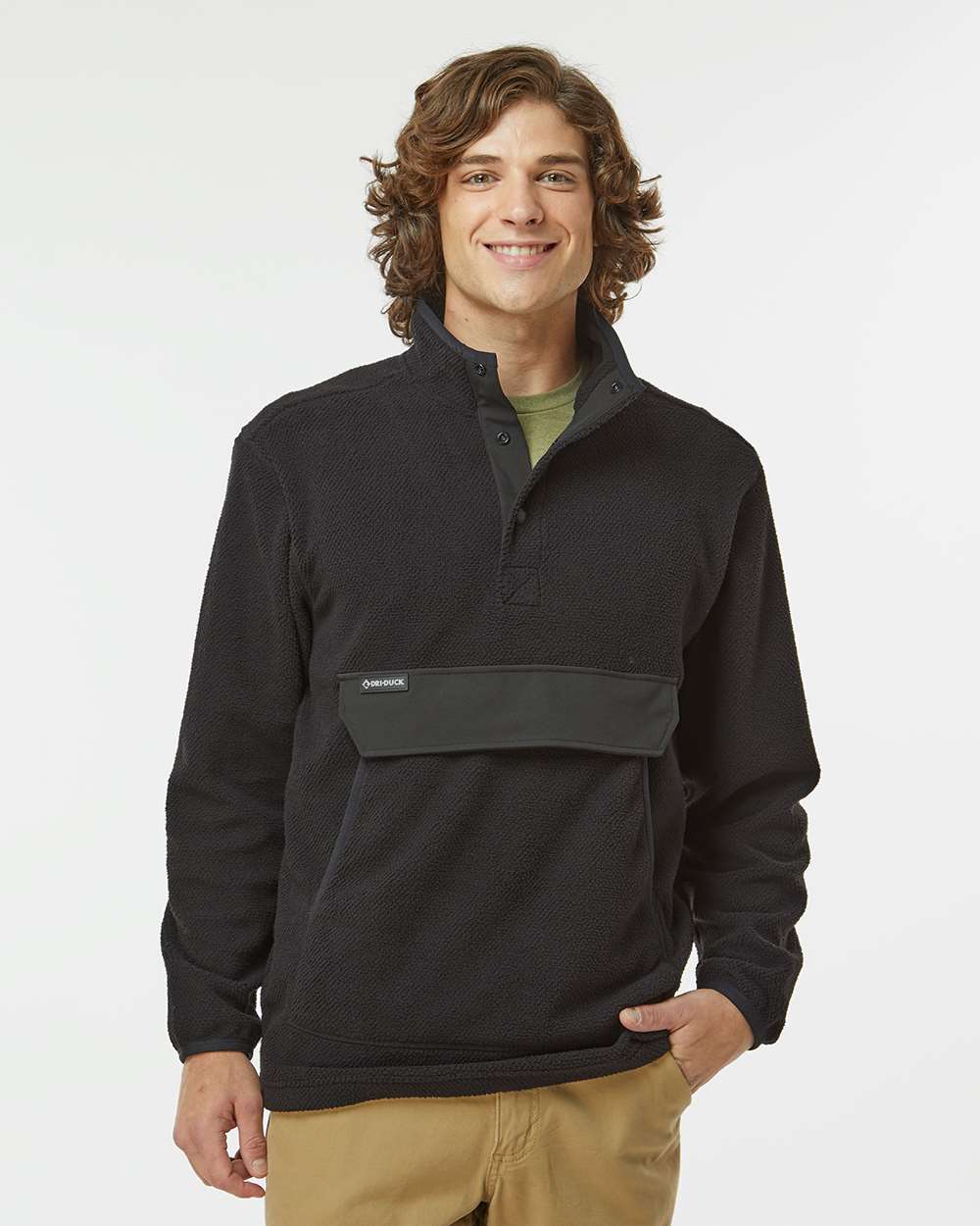 DRI DUCK-7356-Timber Mountain Fleece Pullover - Image 4