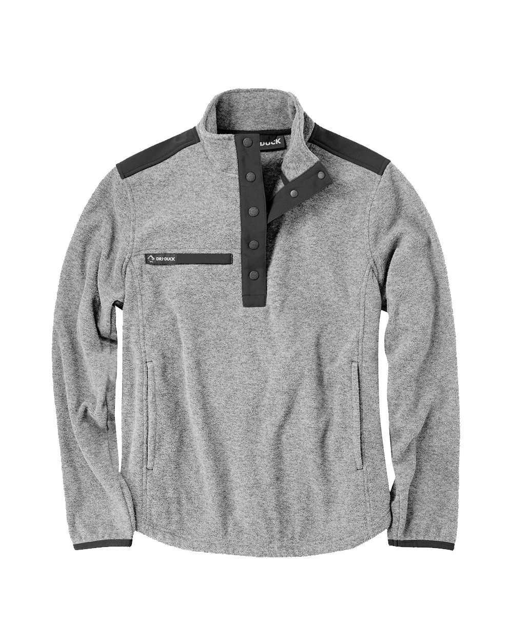 DRI DUCK-9341-Women's Sierra Melange Fleece Pullover - Image 3