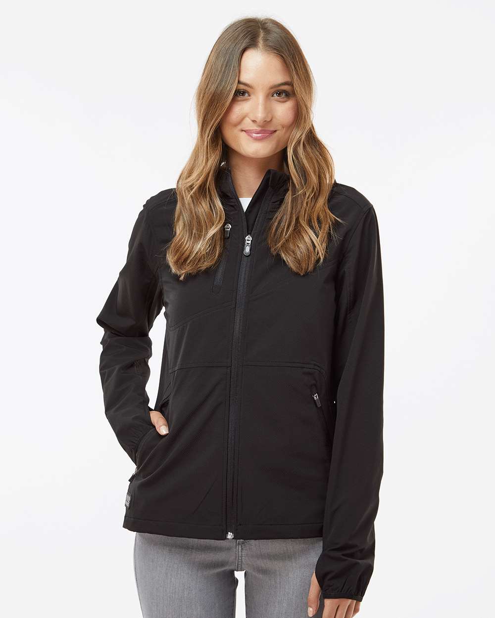 DRI DUCK-9411-Women's Ascent Soft Shell Hooded Jacket - Image 4