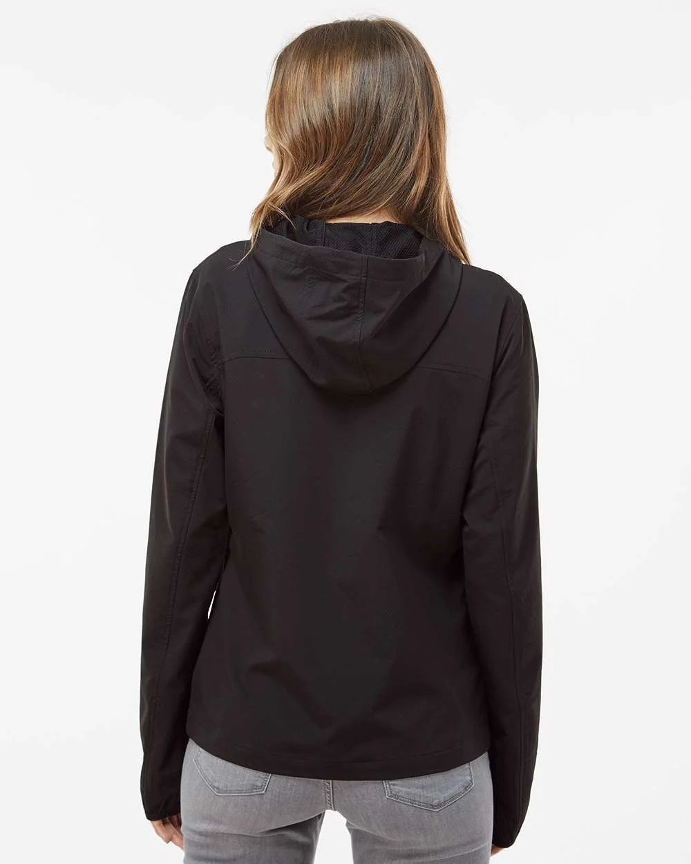 DRI DUCK-9411-Women's Ascent Soft Shell Hooded Jacket - Image 6