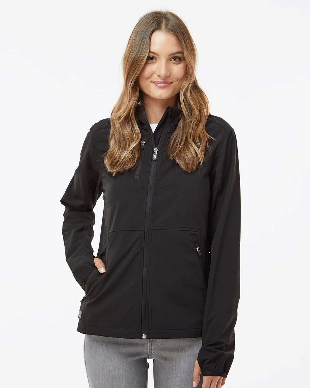 DRI DUCK-9411-Women's Ascent Soft Shell Hooded Jacket - Image 7