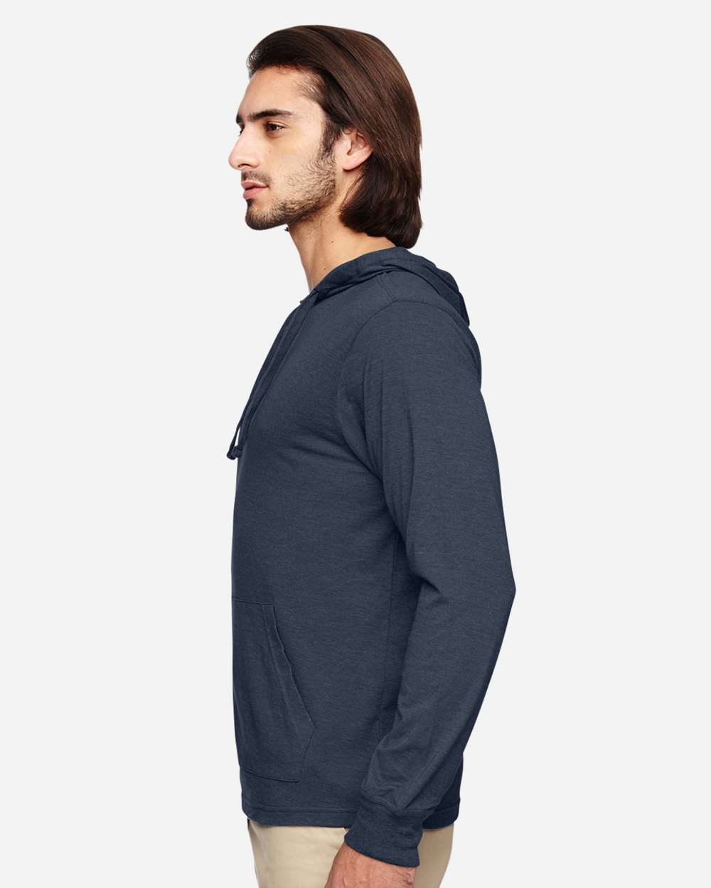 Econscious-EC1085-Eco Jersey Pullover Hooded Long Sleeve T-Shirt - Image 15