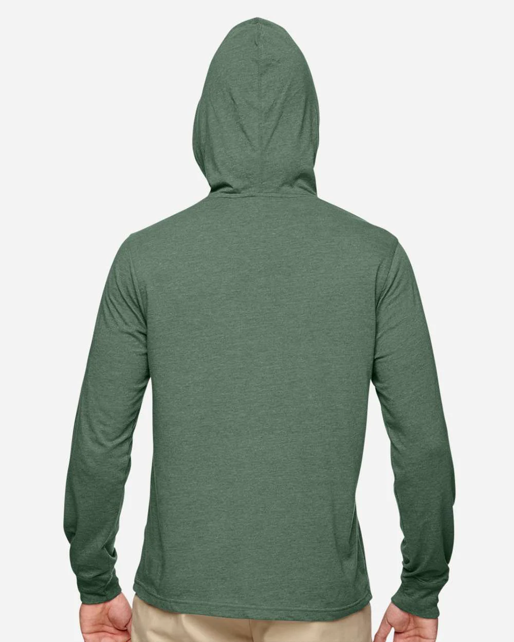Econscious-EC1085-Eco Jersey Pullover Hooded Long Sleeve T-Shirt - Image 3