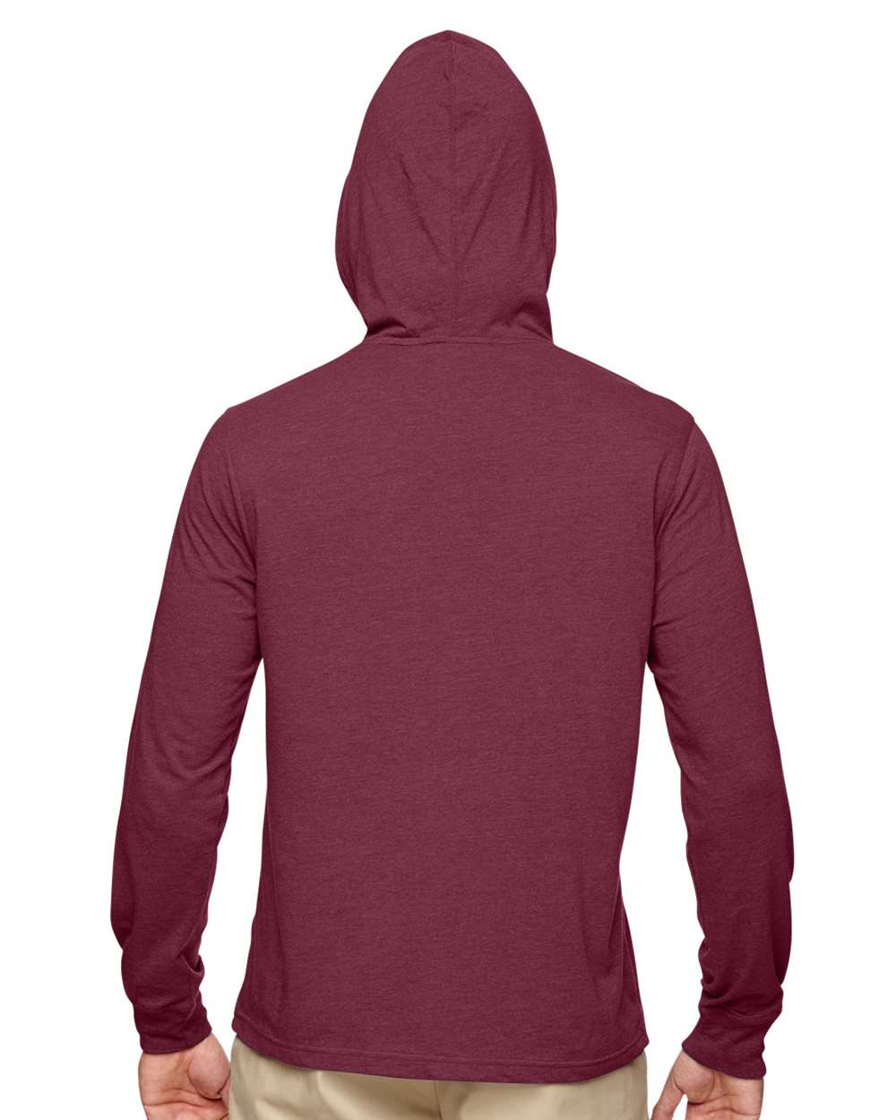 Econscious-EC1085-Eco Jersey Pullover Hooded Long Sleeve T-Shirt - Image 7