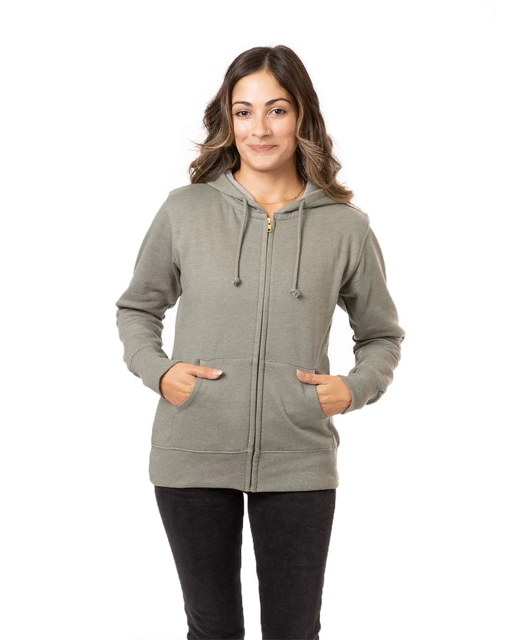 Econscious-EC4580-Women's Heathered Full-Zip Hooded Sweatshirt - Image 8