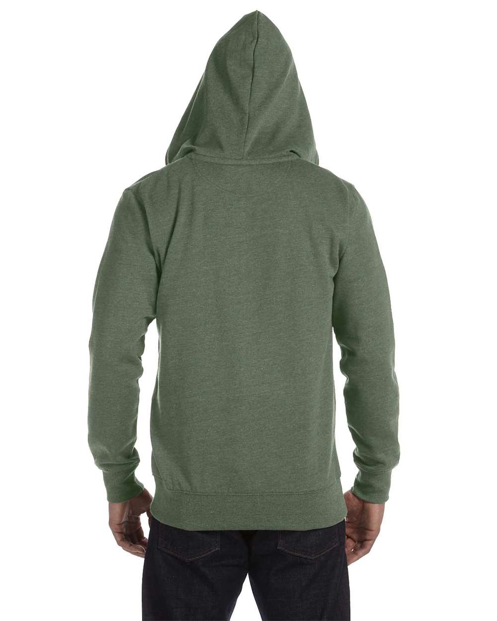 Econscious-EC5680-Heathered Full-Zip Hooded Sweatshirt - Image 10