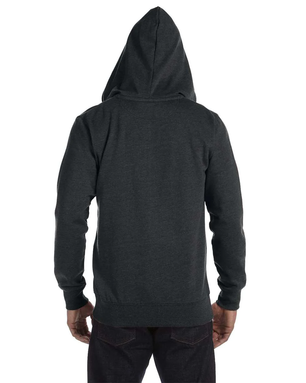 Econscious-EC5680-Heathered Full-Zip Hooded Sweatshirt - Image 7