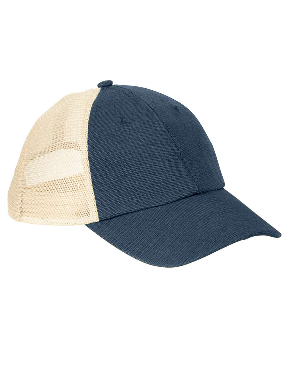 Econscious-EC7095-Washed Hemp Soft Mesh Trucker Cap - Image 6