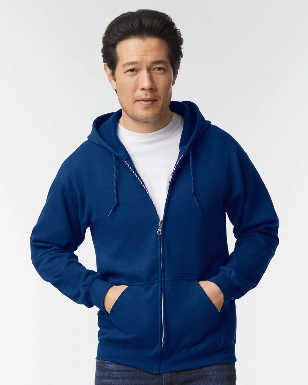 Gildan-18600-Heavy Blend™ Full-Zip Hooded Sweatshirt - Image 5