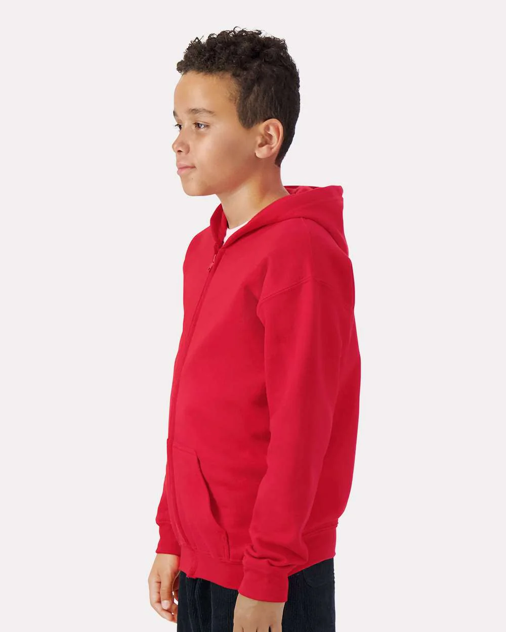 Gildan-18600B-Heavy Blend™ Youth Full-Zip Hooded Sweatshirt - Image 18