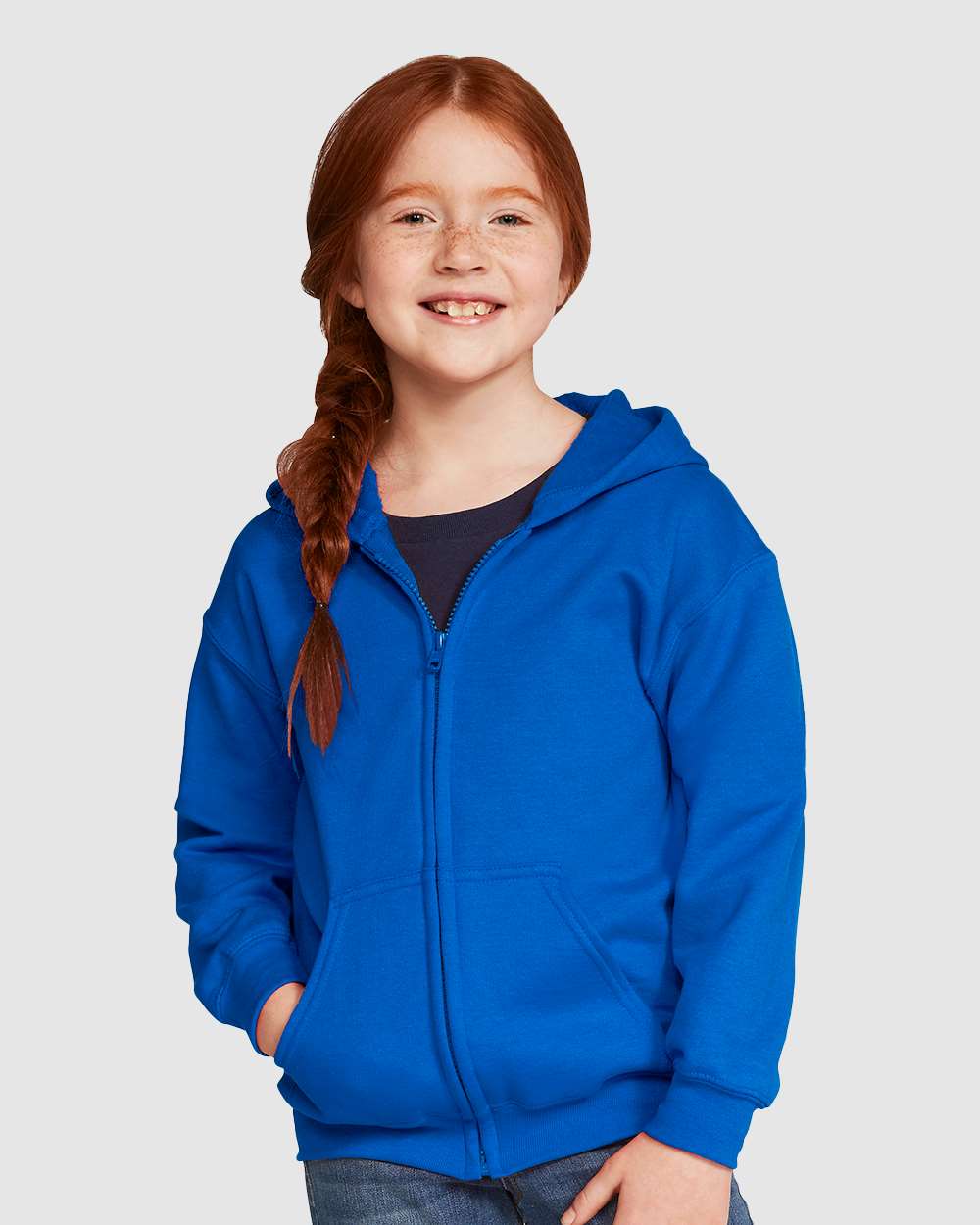 Gildan-18600B-Heavy Blend™ Youth Full-Zip Hooded Sweatshirt - Image 23