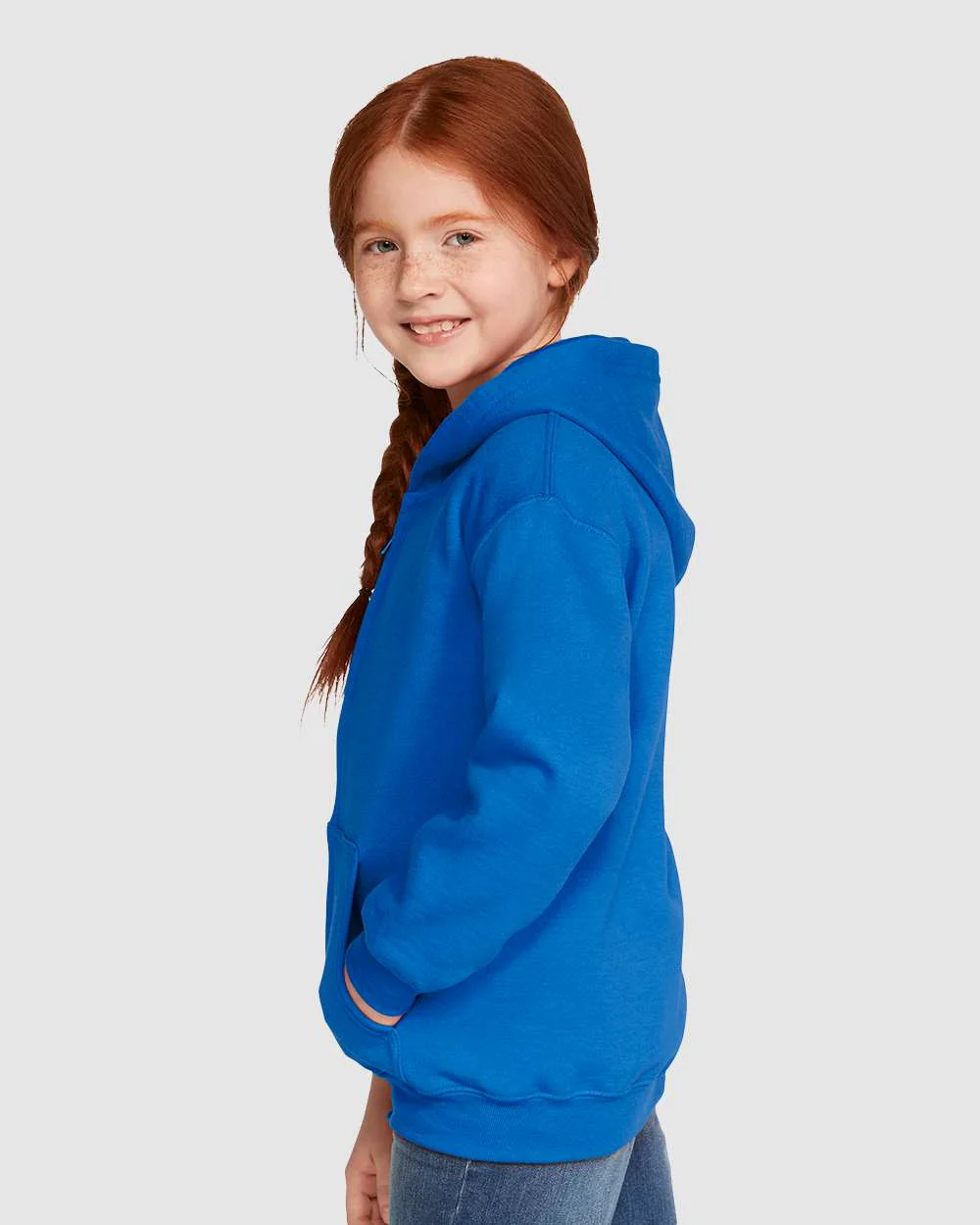 Gildan-18600B-Heavy Blend™ Youth Full-Zip Hooded Sweatshirt - Image 24