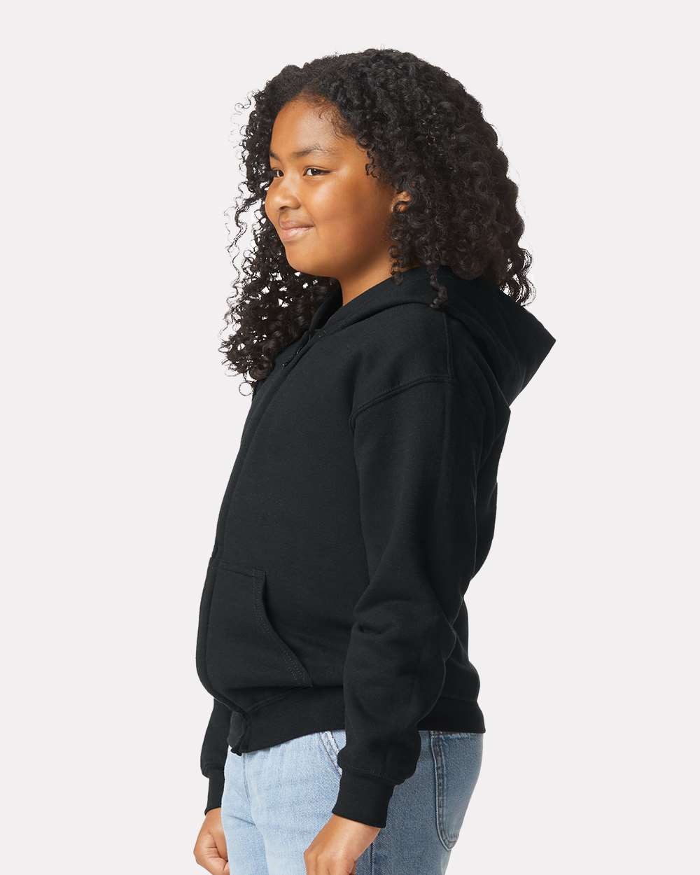 Gildan-18600B-Heavy Blend™ Youth Full-Zip Hooded Sweatshirt - Image 5