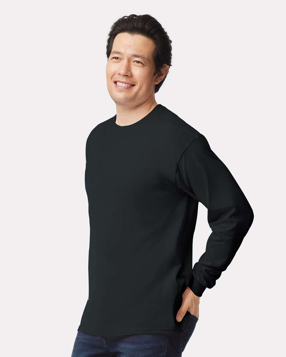 Gildan-2400-Ultra Cotton® Long Sleeve T-Shirt - Image 12