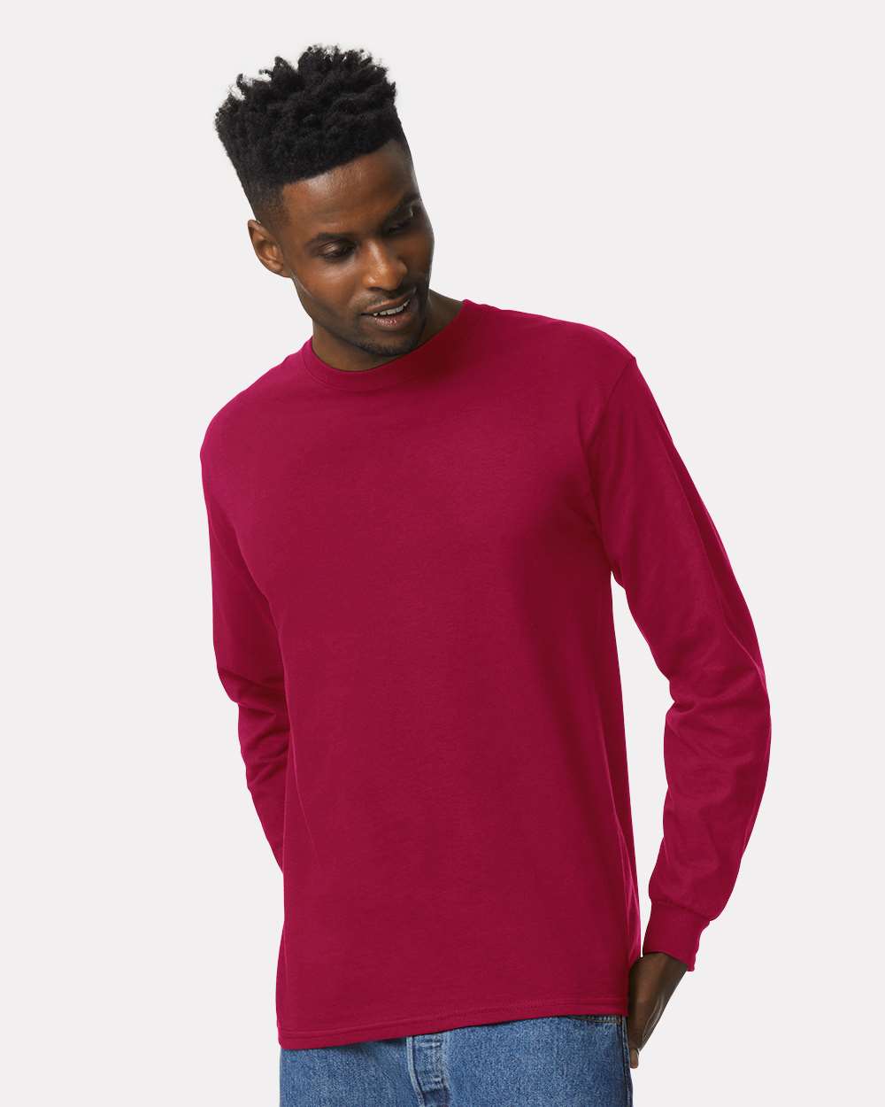 Gildan-2400-Ultra Cotton® Long Sleeve T-Shirt - Image 17