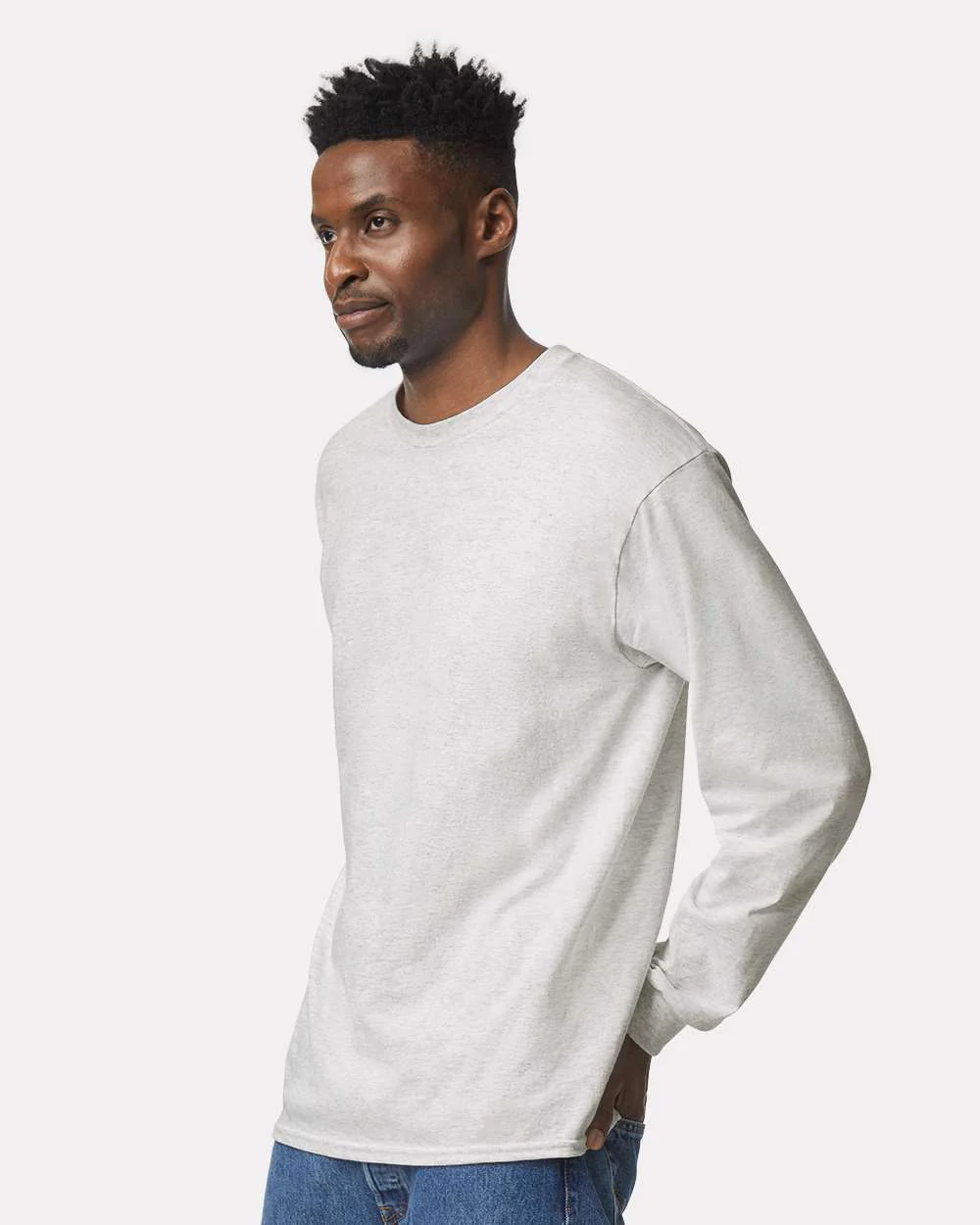 Gildan-2400-Ultra Cotton® Long Sleeve T-Shirt - Image 5